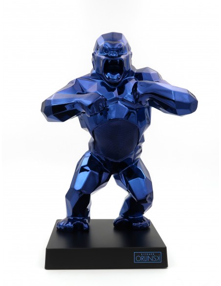 Orlinski - Kiwi Kong - Chrome - Enceinte et chargeur induction Richard Orlinski - 1