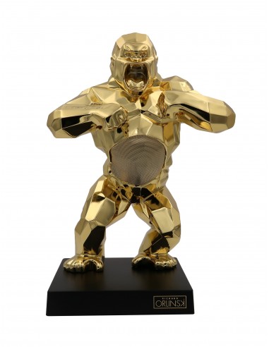 Orlinski - Kiwi Kong - Chrome - Enceinte et chargeur induction Richard Orlinski - 5