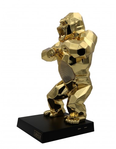 Orlinski - Kiwi Kong - Chrome - Enceinte et chargeur induction Richard Orlinski - 6