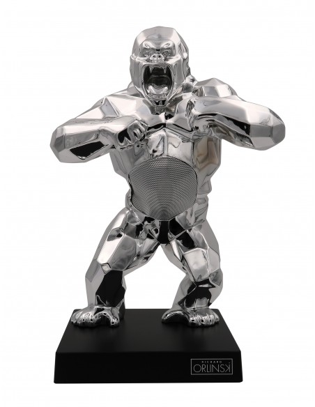 Orlinski - Kiwi Kong - Chrome - Enceinte et chargeur induction Richard Orlinski - 9