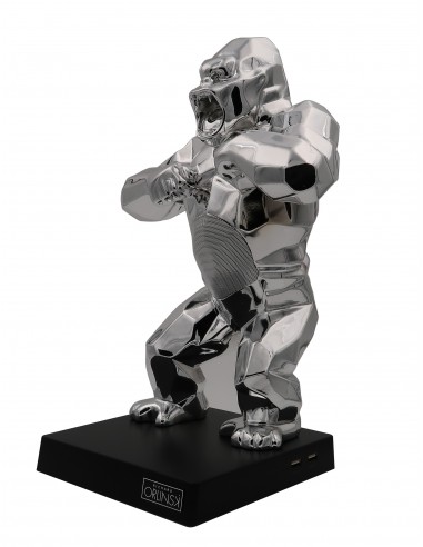 Orlinski - Kiwi Kong - Chrome - Enceinte et chargeur induction Richard Orlinski - 11