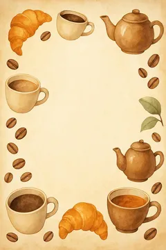 Fond Café / Salon de thé