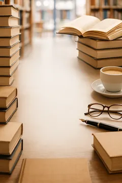 Fond Librairie / Papeterie · photo