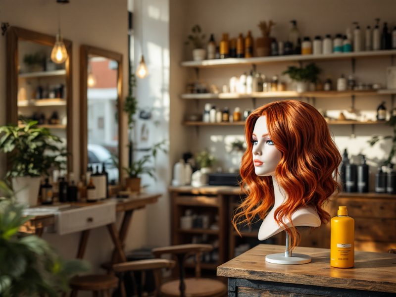 Visuel de post généré par Pico pour un salon de coiffure : brushing volume